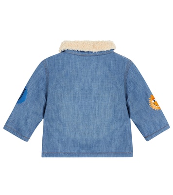Baby Jeansjacke mit Faux Shearling | Stella McCartney Kids