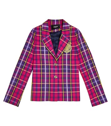 Checked blazer | Versace Kids