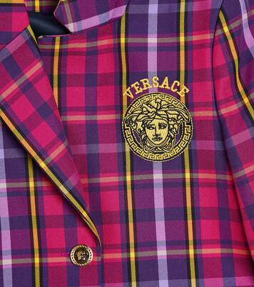 Checked blazer | Versace Kids