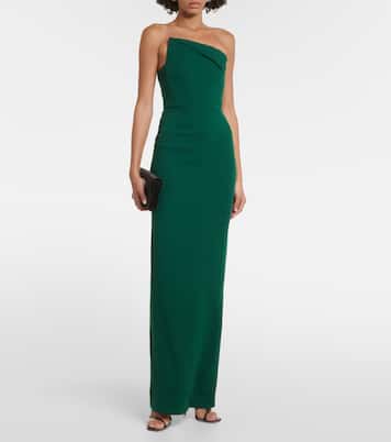 Robe longue bustier Origami | Roland Mouret