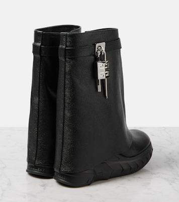 Bottines Shark Lock Biker 85 en cuir | Givenchy