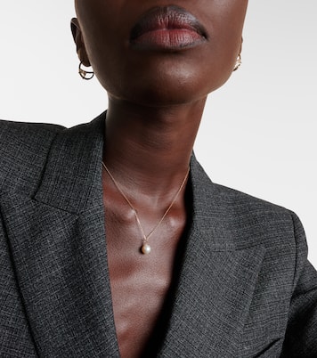 Collier en or 14 ct, diamants et perle | Mateo