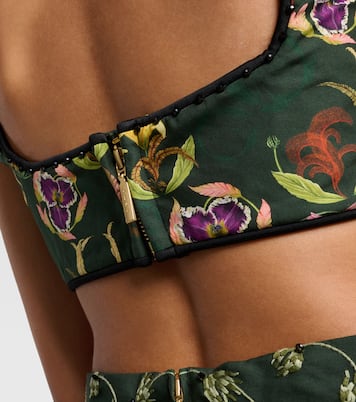Amanda Marina embroidered crop top | Agua by Agua Bendita