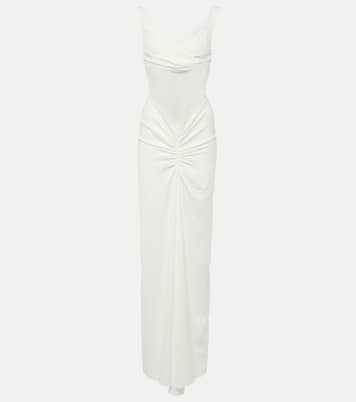 Fusion ruched jersey maxi dress | Christopher Esber