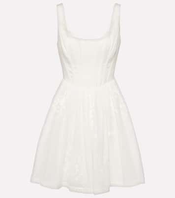 Alight bustier ramie minidress | Zimmermann