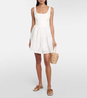Alight bustier ramie minidress | Zimmermann