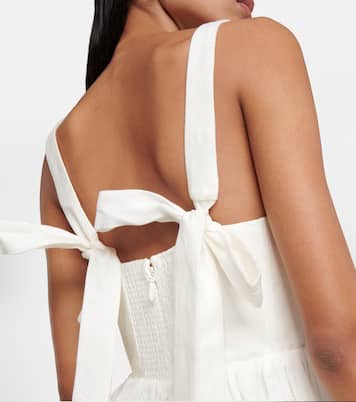 Alight bustier ramie minidress | Zimmermann