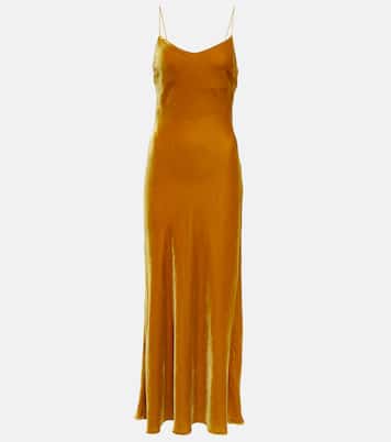 Maxikleid Lyon aus Samt | Asceno