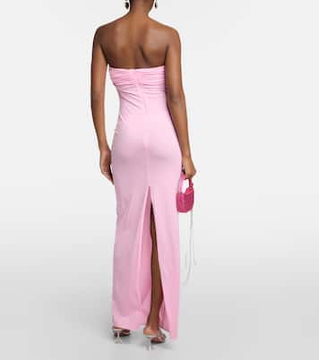 Robe longue bustier à fleurs | Magda Butrym