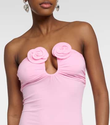 Robe longue bustier à fleurs | Magda Butrym