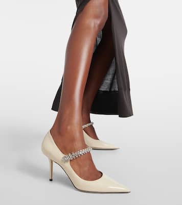 Bing embellished patent leather pumps | Jimmy Choo