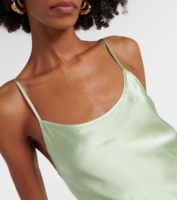 Abito sottoveste in raso | Victoria Beckham