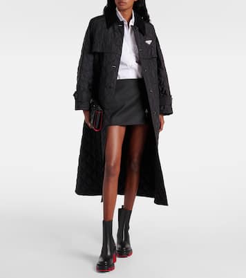 Bottines Marchacroche Duna 95 en cuir en noir Christian Louboutin Mytheresa