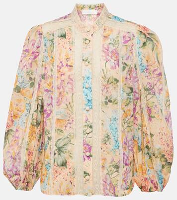 Bedruckte Bluse Halliday aus Baumwolle | Zimmermann