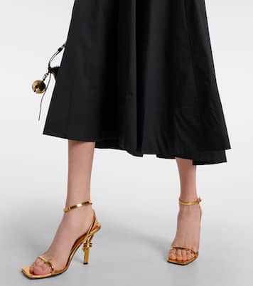 Wells cotton poplin midi dress | Staud