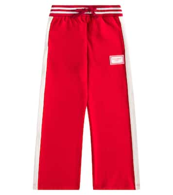 Pantalones deportivos de algodón | Dolce&Gabbana Kids