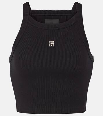 Top cropped 4G in jersey | Givenchy