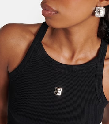 Top cropped 4G in jersey | Givenchy