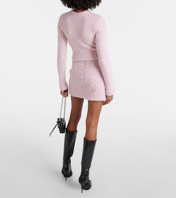 Cardigan raccourci en coton mélangé | Balenciaga