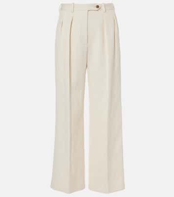 Pantalones anchos Bart de mezcla de algodón | Loro Piana