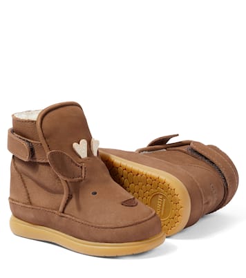 Baby Dubu leather booties | Donsje