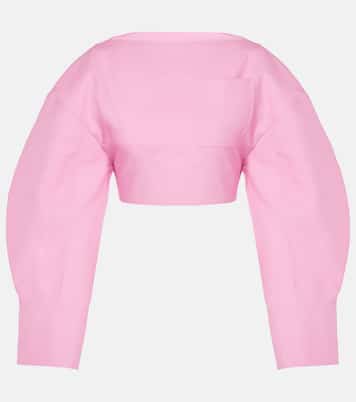 Casaco wool and silk crop top | Jacquemus