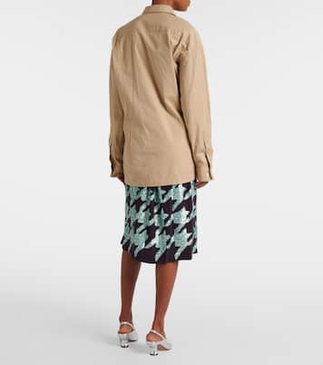 Camisa asimétrica de algodón | Dries Van Noten