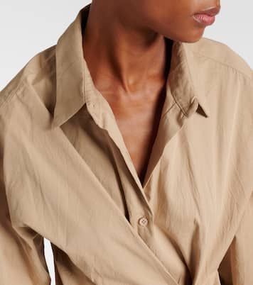 Camisa asimétrica de algodón | Dries Van Noten
