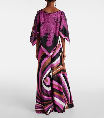 Bedrucktes Top Iride aus Seiden-Twill | Pucci