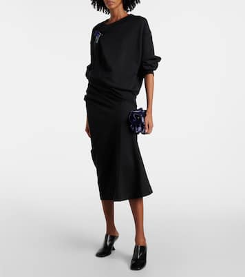 Jupe midi en coton | Dries Van Noten