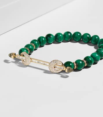 Bracciale Chakra in oro 18kt con pietre preziose e diamanti | Ananya