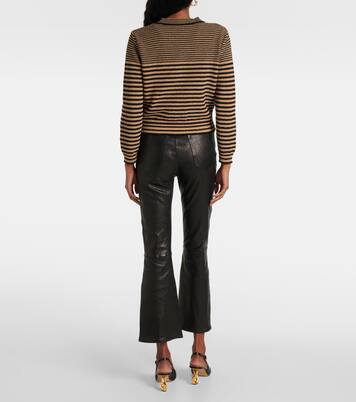 Cardigan Compact Stripe in cotone | Frame