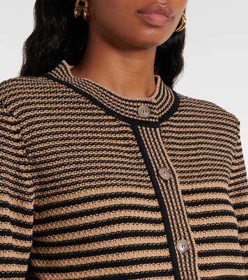Cardigan Compact Stripe in cotone | Frame