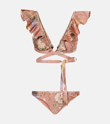Bikini Tallow Waterfall con volantes | Zimmermann