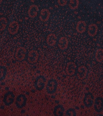 Wool jacquard dog sweater | Gucci