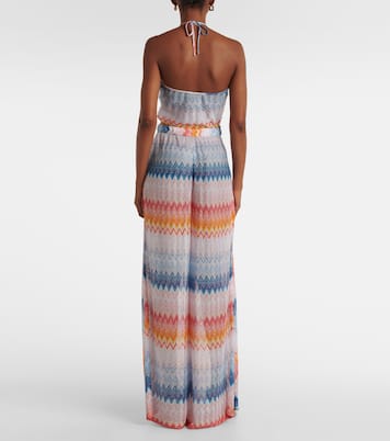 Pantaloni a gamba larga a zig-zag | Missoni