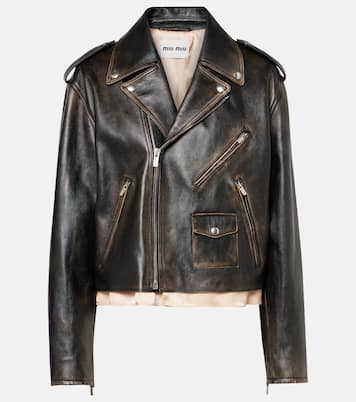 Lederjacke | Miu Miu