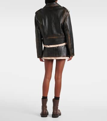 Lederjacke | Miu Miu