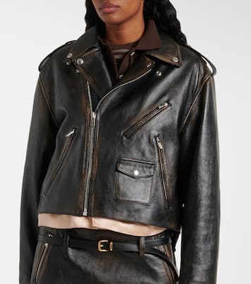 Lederjacke | Miu Miu