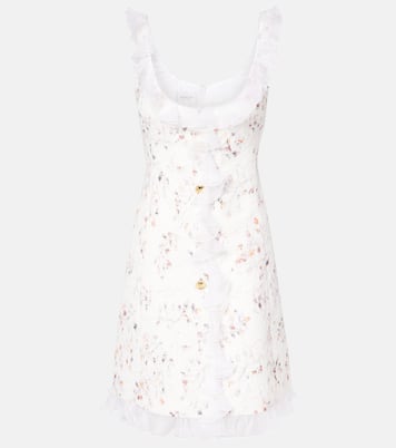Ruffled jacquard minidress | Giambattista Valli
