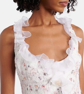 Ruffled jacquard minidress | Giambattista Valli