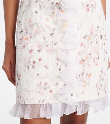 Ruffled jacquard minidress | Giambattista Valli