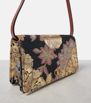 VLogo Mini jacquard shoulder bag | Valentino Garavani