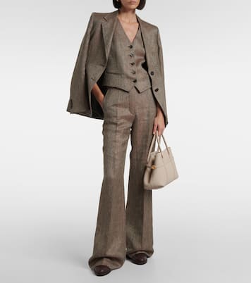 Gilet de costume Teodoro en lin | Loro Piana