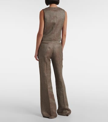 Gilet de costume Teodoro en lin | Loro Piana