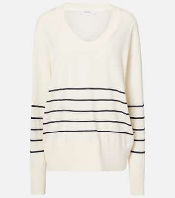 Pullover Levante in cotone e seta a righe | Max Mara