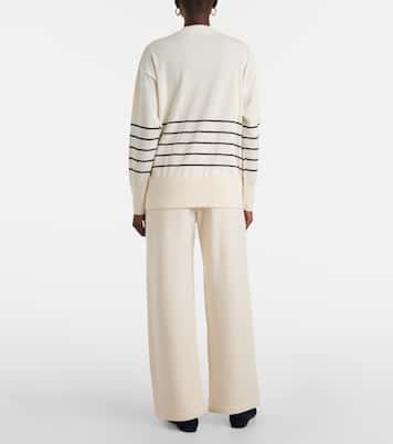 Pullover Levante in cotone e seta a righe | Max Mara