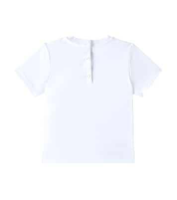 Camiseta de algodón con logo | Balmain Kids