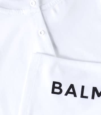 Camiseta de algodón con logo | Balmain Kids