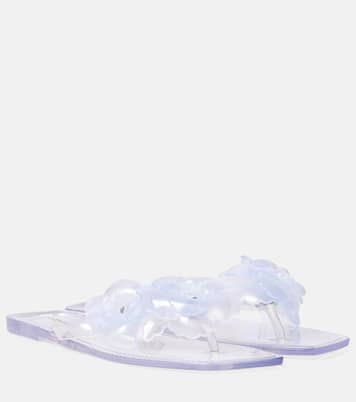 Sandali Silicone Flower con applicazioni floreali | Coperni